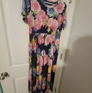 Floral maxi dress